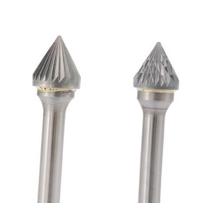 K10 60° Cone Tungsten Carbide Burr Blank BSJ-5 OD 1/2" For Nickel Alloy